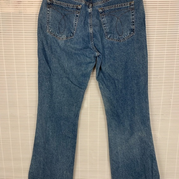 Calvin Klein vintage wash woman’s jeans high rise boot cut medium wash size 11 - Picture 9 of 9
